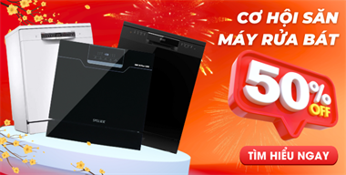 Máy Rửa Bát Giá Tốt Dịp Cuối Năm Tại Beptot.vn – Giải Pháp Nhàn Tênh Cho Căn Bếp Ngày Tết