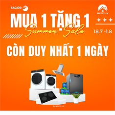 SUMMER SALE : MUA 1 TẶNG 1 - Cơ Hội Cuối Cùng, Chỉ Còn 1 Ngày!