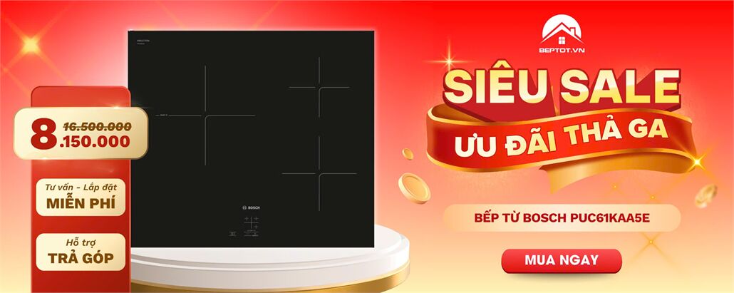 BẾP TỪ GIẢM SỐC! TOP Bếp Bán Chạy Nhất – Cơ Hội Vàng Nâng Cấp Bếp Xịn