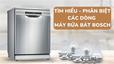 So Sánh Máy Rửa Bát Bosch Serie 4, 6 Và 8: Đâu Là Lựa Chọn Tốt Nhất Cho Gia Đình Bạn?