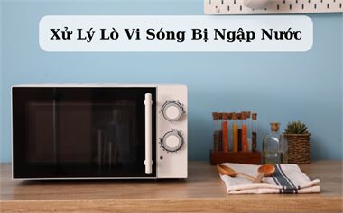 Cách Xử Lý Lò Vi Sóng Bị Ngập Nước An Toàn Tại Nhà