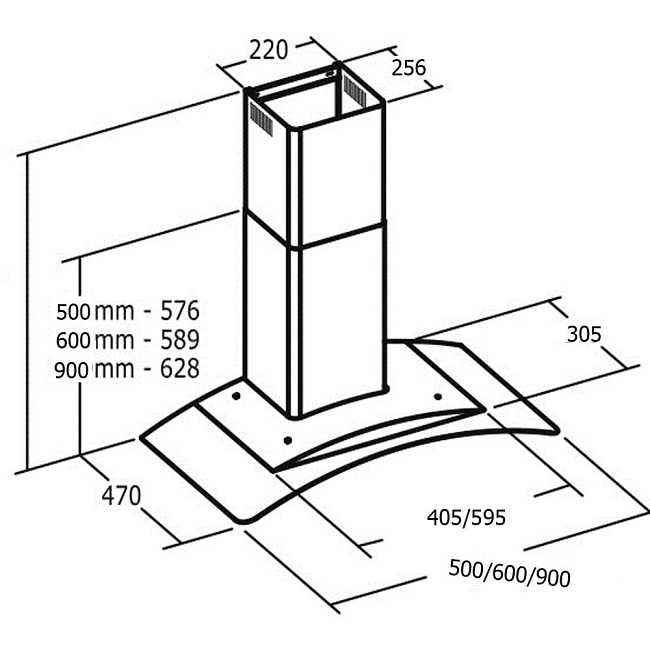 Máy hút mùi Cata C Glass 500