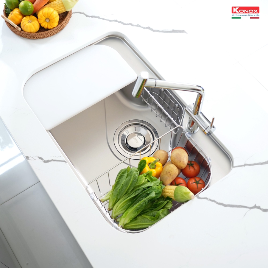 Chậu Rửa Bát KONOX TARI 7851SR - Chậu Rửa Chống Xước, Phong Cách Nhật