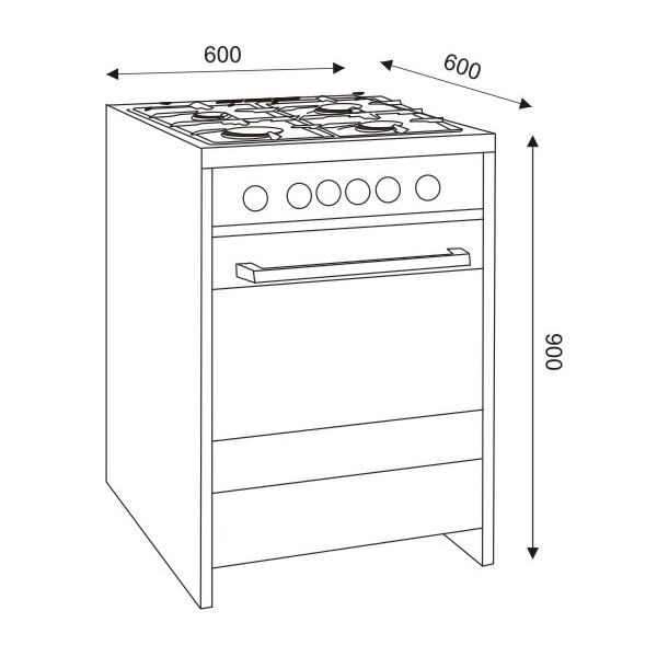 Bếp tủ liền lò Faster FS-664TS
