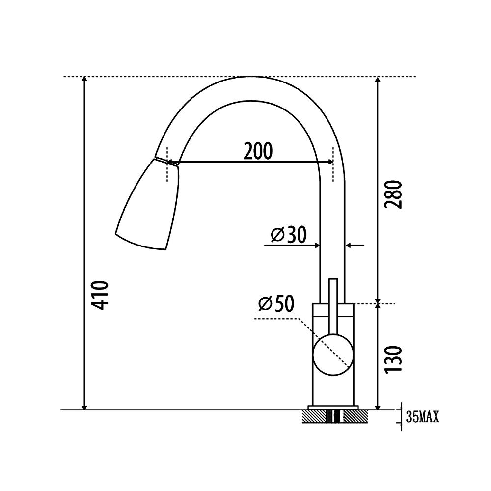 Vòi rửa Malloca K131 BN