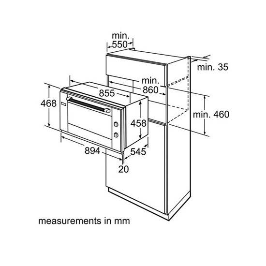 Lò Nướng Bosch HBX53R50