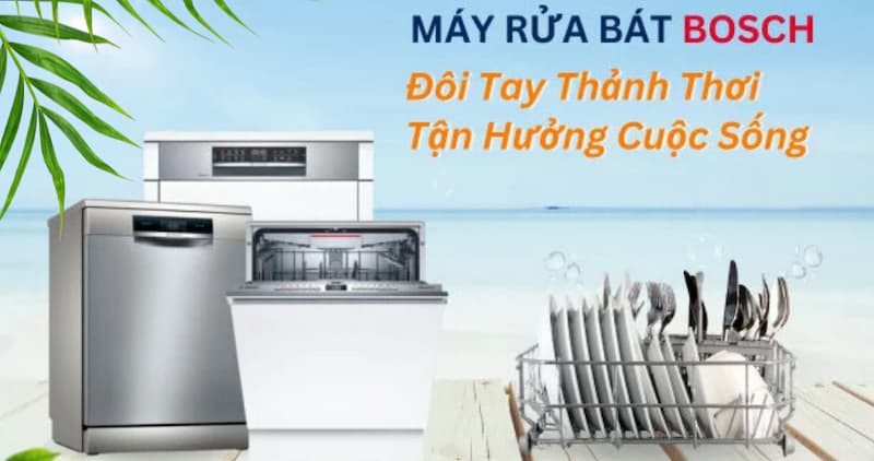 máy rửa bát Bosch 8 bộ