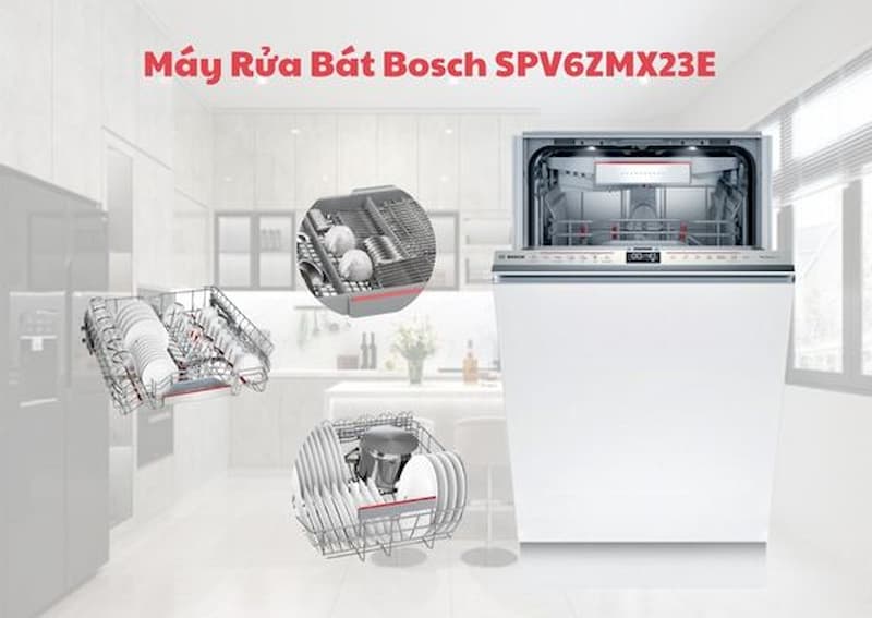 Máy Rửa Bát Bosch SPV6ZMX23E