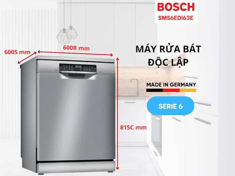Máy rửa bát Bosch SMS68MI04E