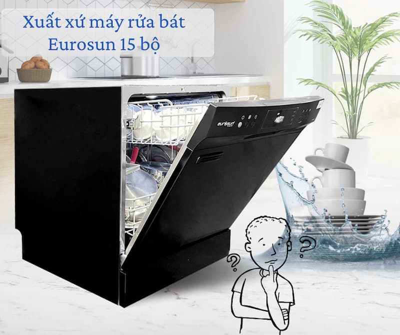 máy rửa bát Eurosun 15 bộ