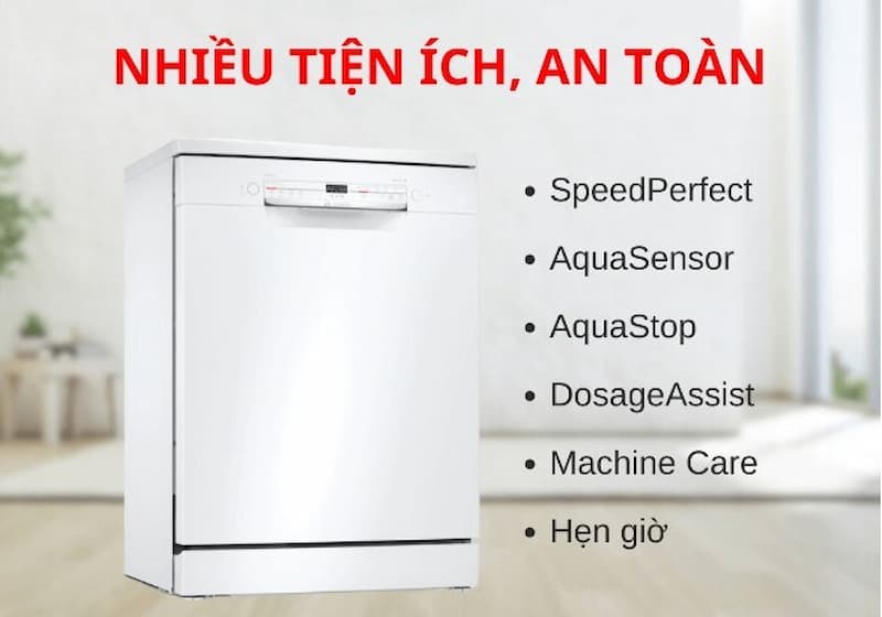 máy rửa bát Bosch 8 bộ