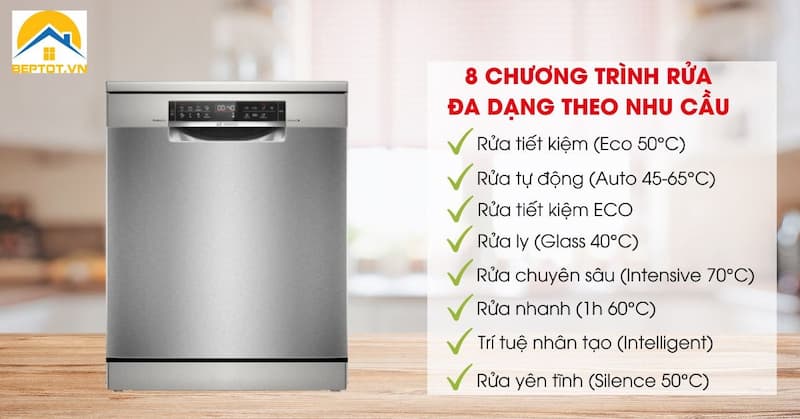 MÁY RỬA BÁT BOSCH SERI 6 SMS6ZCI16E