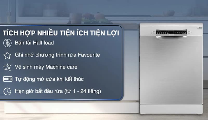 máy rửa bát Bosch 10 bộ