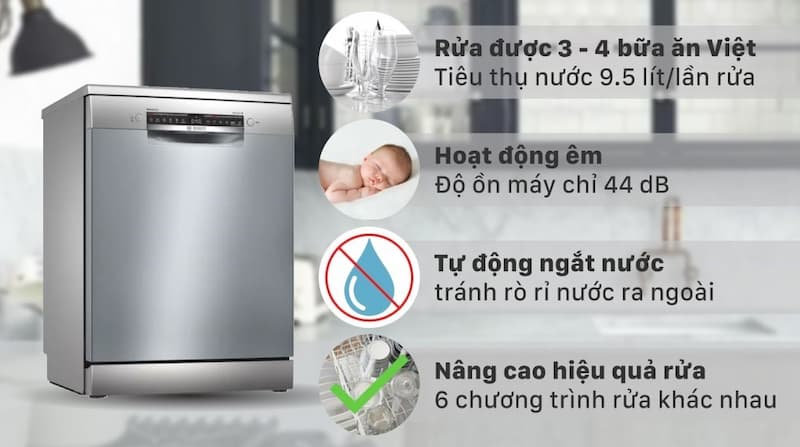 MÁY RỬA BÁT BOSCH SMS4HDI52E