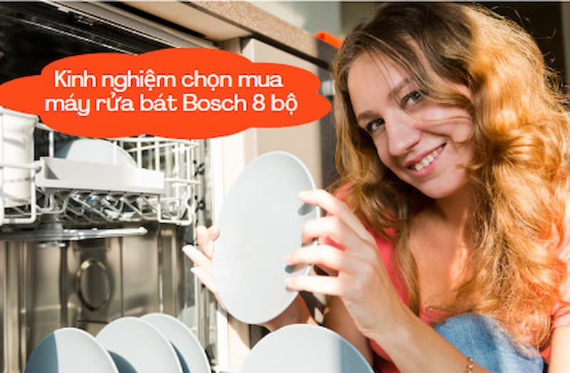 máy rửa bát Bosch 8 bộ