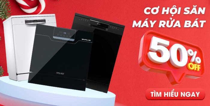 [Cập Nhật] Danh Sách Máy Rửa Bát Ưu Đãi Khủng Tháng 12 – Deal Giáng Sinh 2025 Tại Beptot.vn