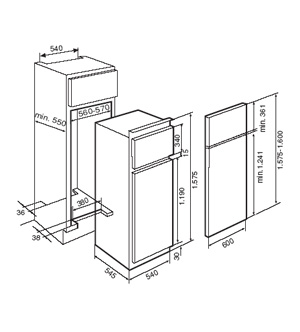 Tủ Lạnh TEKA FI-290 integrated*