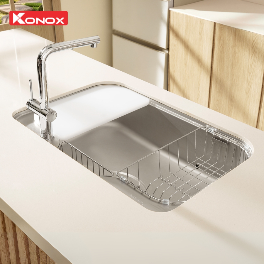 Chậu Rửa Bát Konox Phong Cách Nhật Bề Mặt Mịn Tari 7851SM