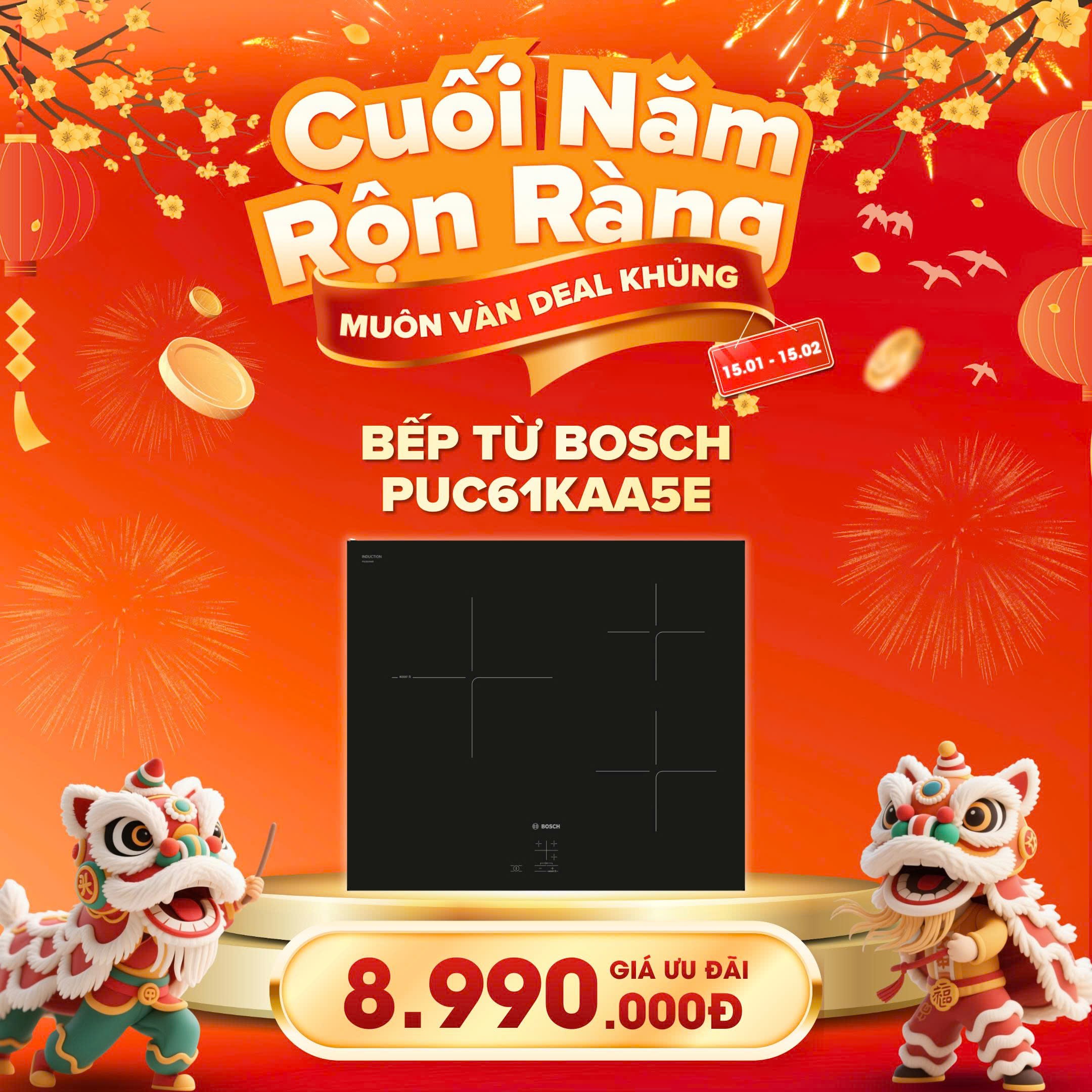 ảnh Bếp Từ BOSCH PUC61KAA5E – Giá ưu đãi 8.990.000 VNĐ