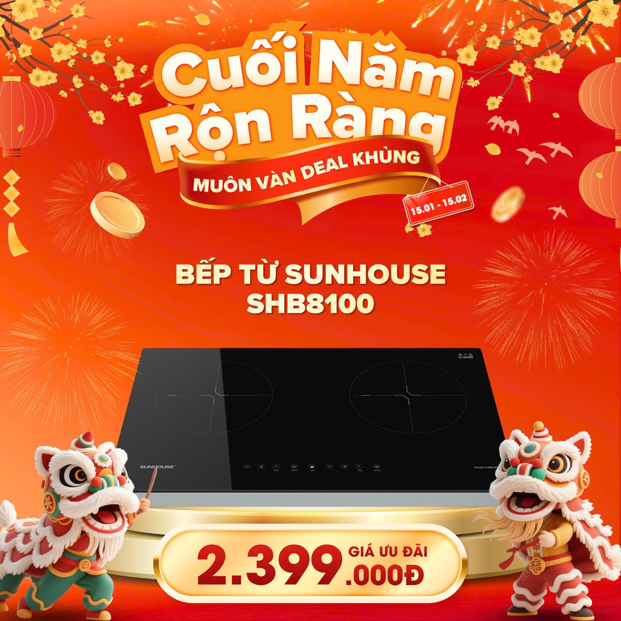 TOP Bếp Từ Giá Tốt Dịp Cuối Năm – Phù Hợp Gia Đình Việt Đón Tết