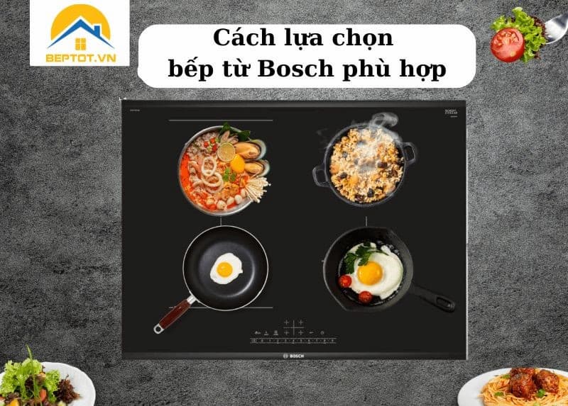 Kích thước bếp từ Bosch