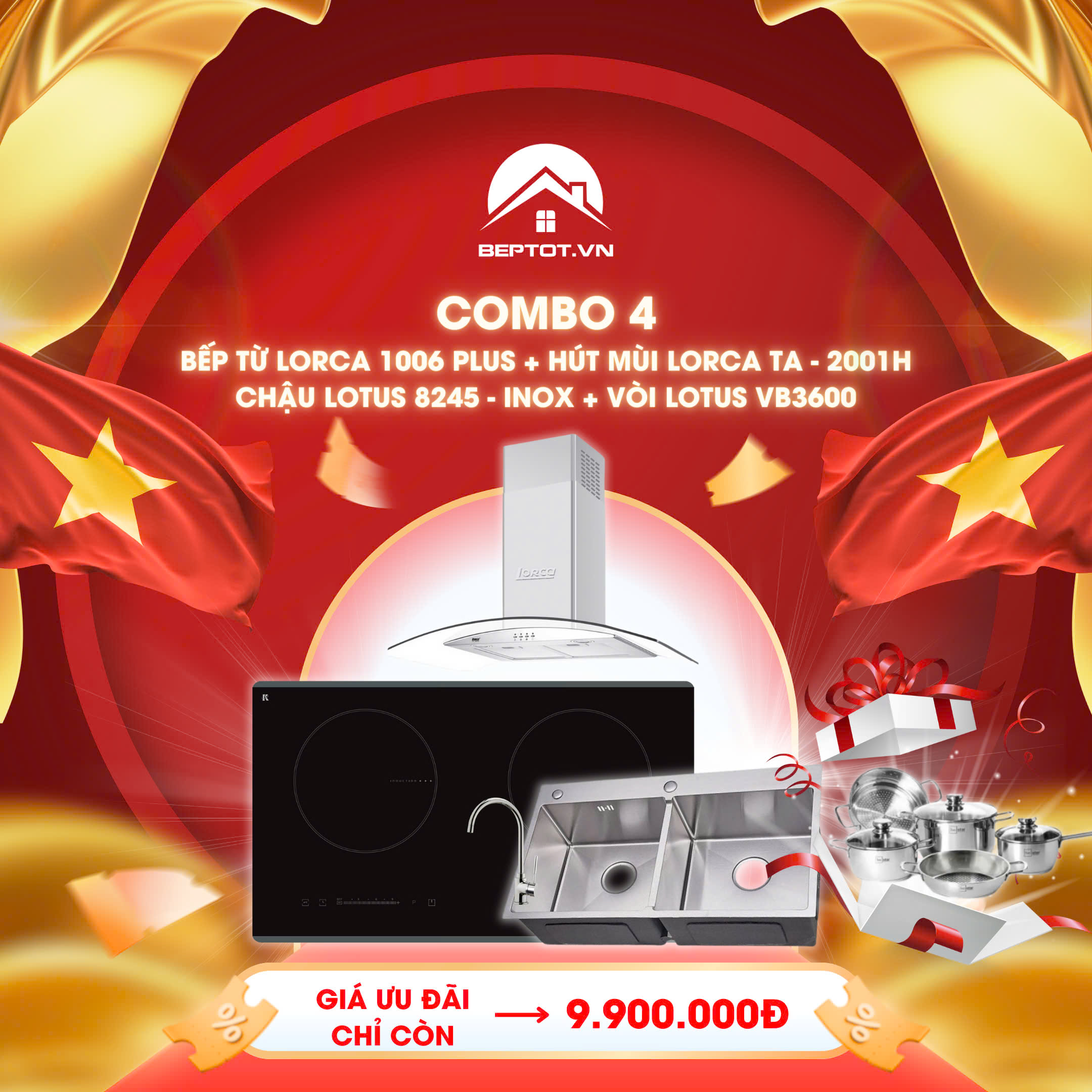Đại Tiệc Sale Hè - Rực Rỡ Đại Lễ 30/4 - 1/5 Tại Beptot.vn