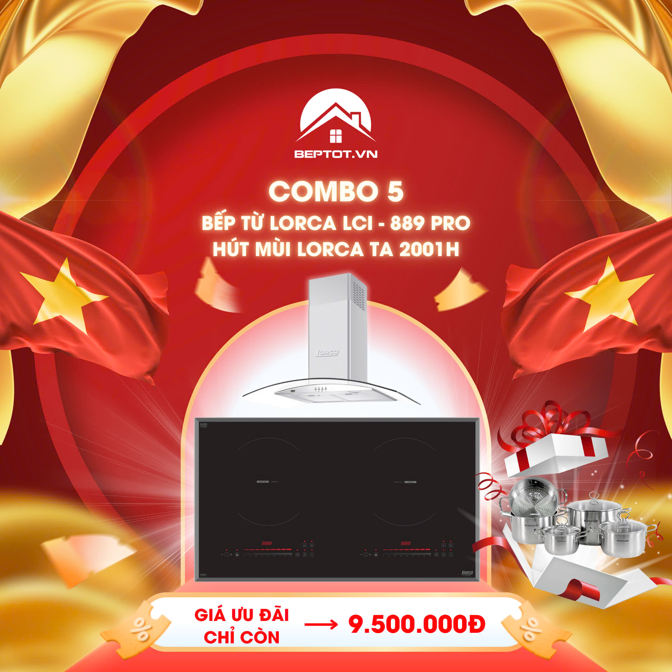 Đại Tiệc Sale Hè - Rực Rỡ Đại Lễ 30/4 - 1/5 Tại Beptot.vn