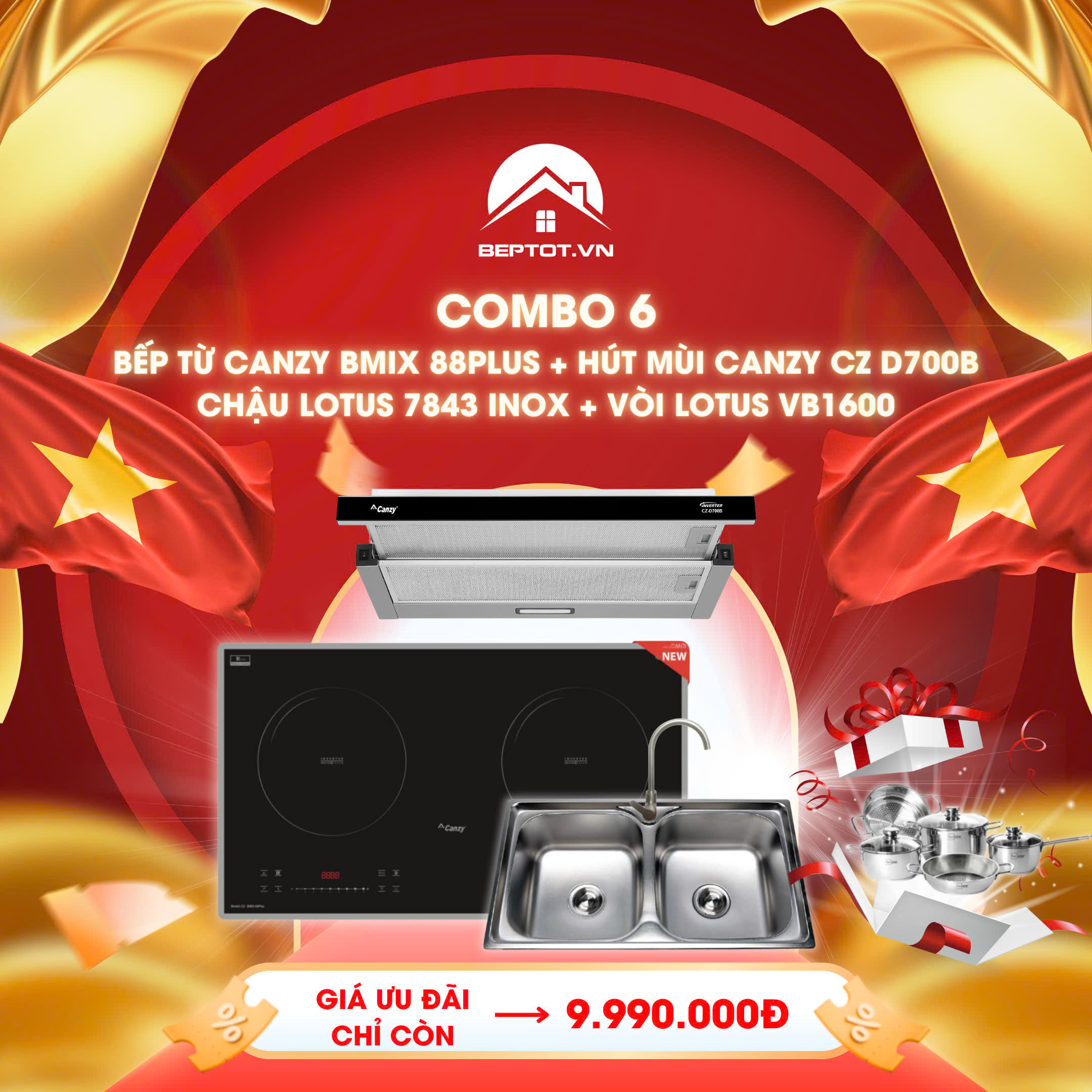 Đại Tiệc Sale Hè - Rực Rỡ Đại Lễ 30/4 - 1/5 Tại Beptot.vn