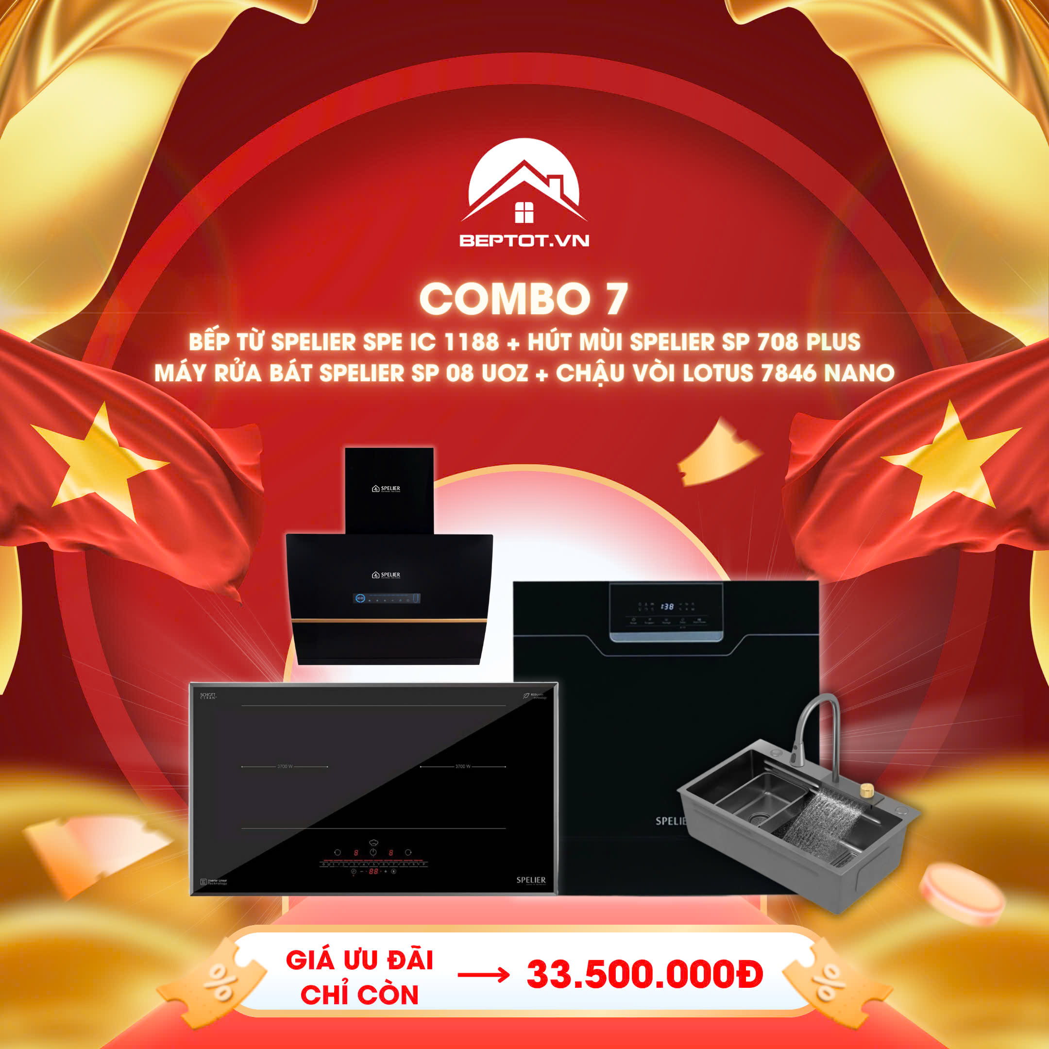 Đại Tiệc Sale Hè - Rực Rỡ Đại Lễ 30/4 - 1/5 Tại Beptot.vn