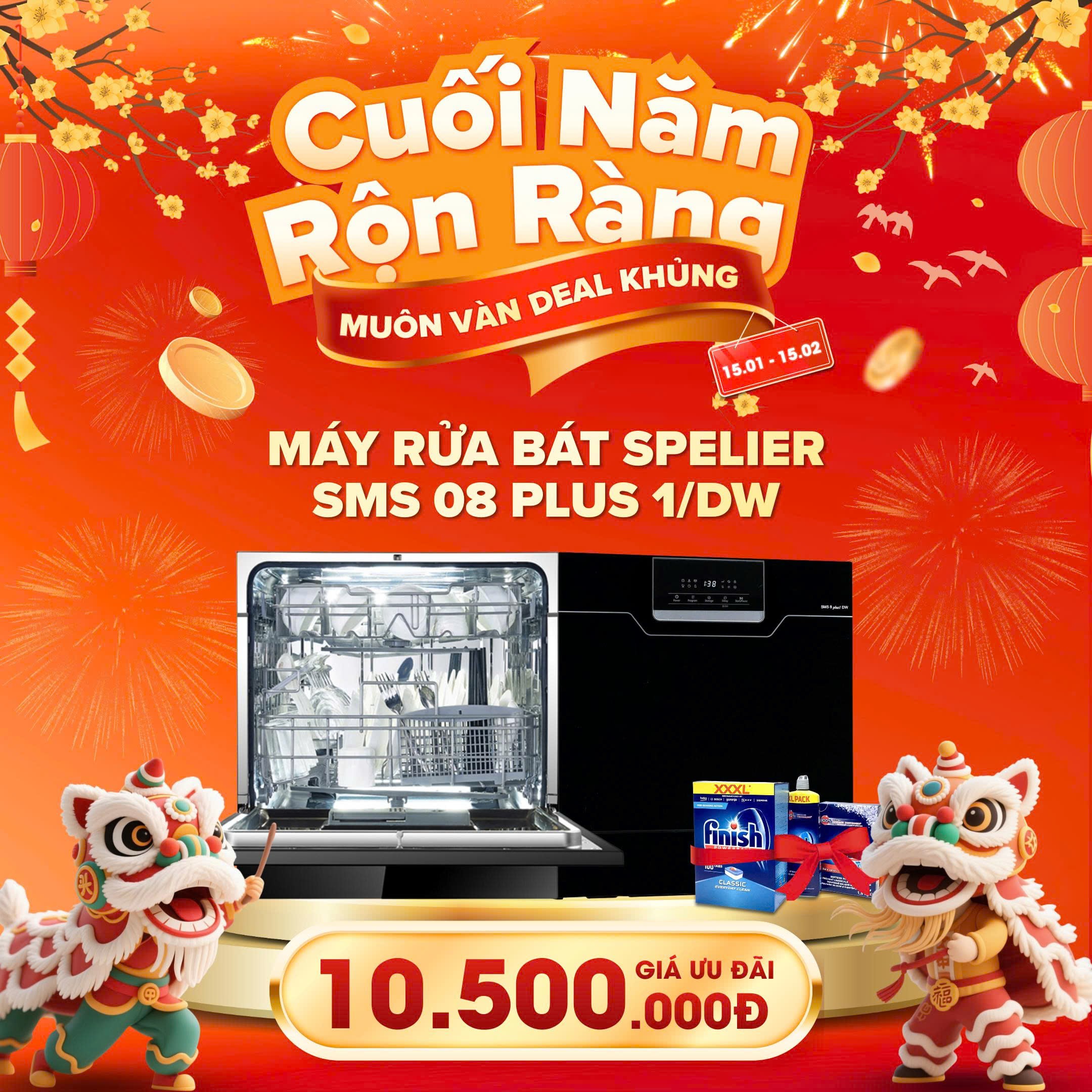 Máy Rửa Bát Giá Tốt Dịp Cuối Năm Tại Beptot.vn