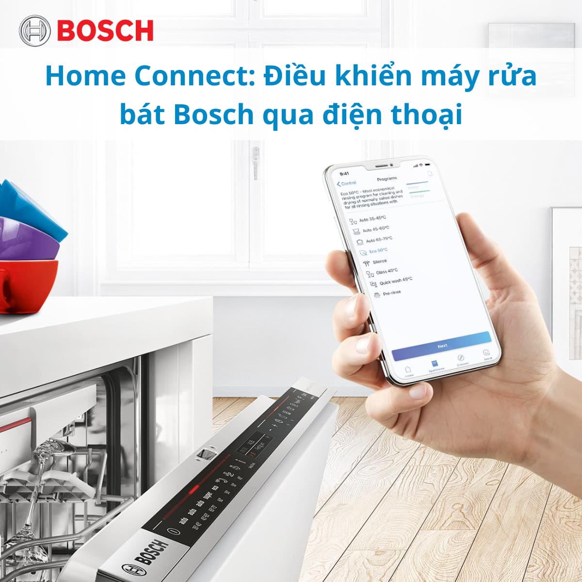 Giải Mã Công Nghệ Thông Minh Trên Máy Rửa Bát Bosch Serie 8 – Vì Sao Ai Dùng Cũng Mê?