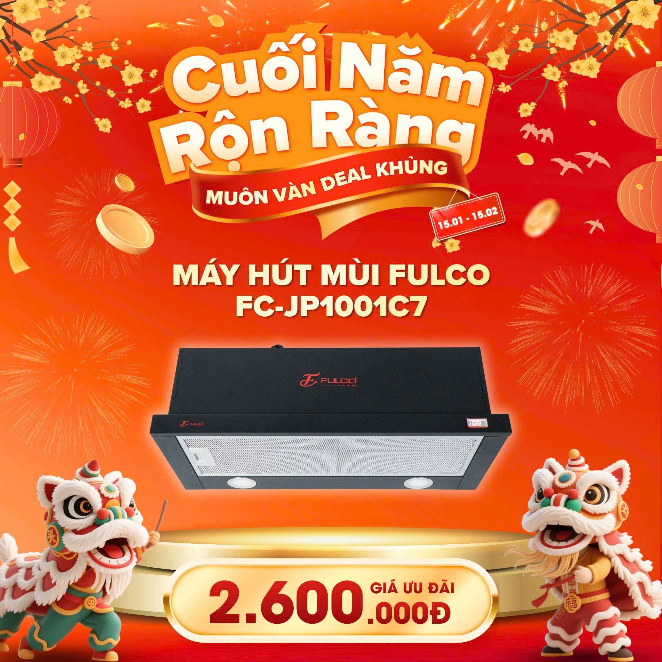 Cuối Năm Rộn Ràng – Muôn Vàn Deal Khủng | Sale Thiết Bị Bếp Đón Tết Tại Beptot.vn