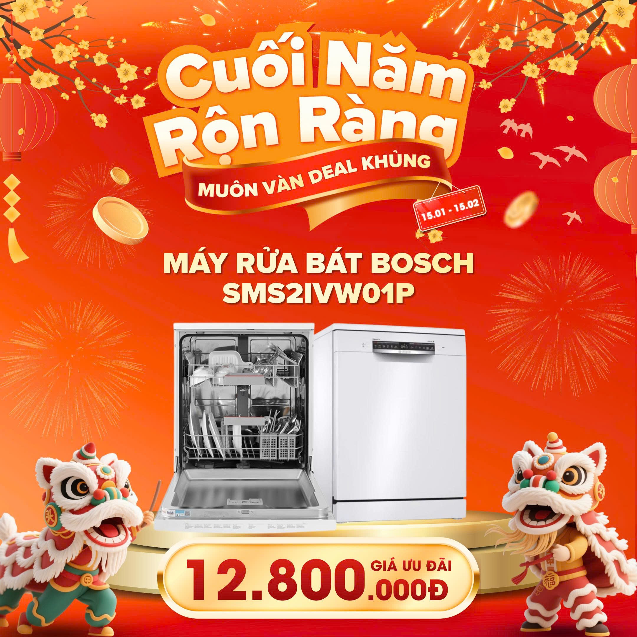 Máy Rửa Bát Giá Tốt Dịp Cuối Năm Tại Beptot.vn