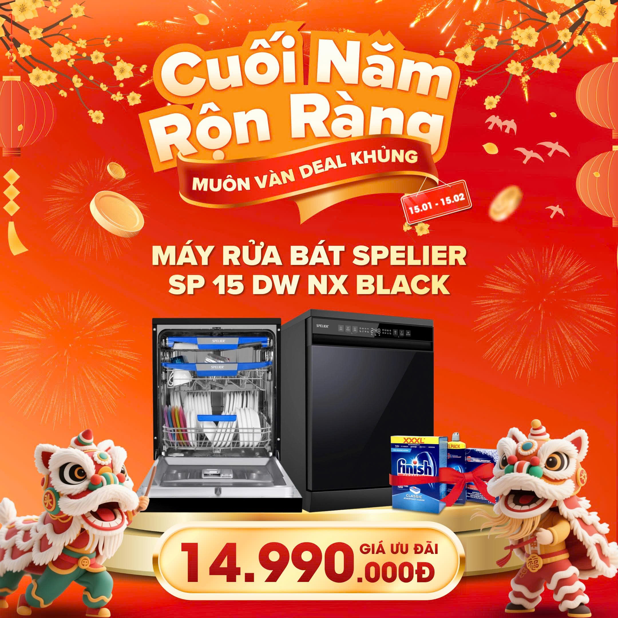 Máy Rửa Bát Giá Tốt Dịp Cuối Năm Tại Beptot.vn