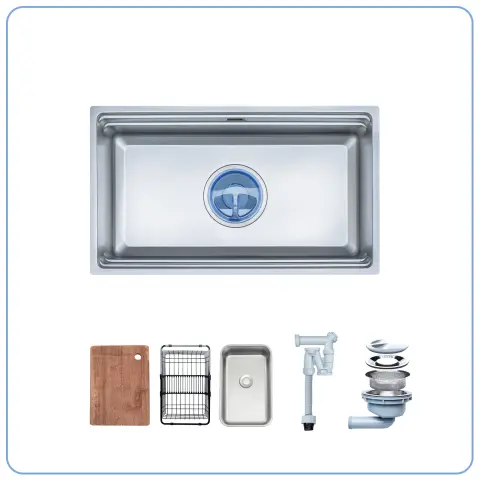 Chậu Rửa Bát 1 Hố NOBINOX LIRA NJ562D