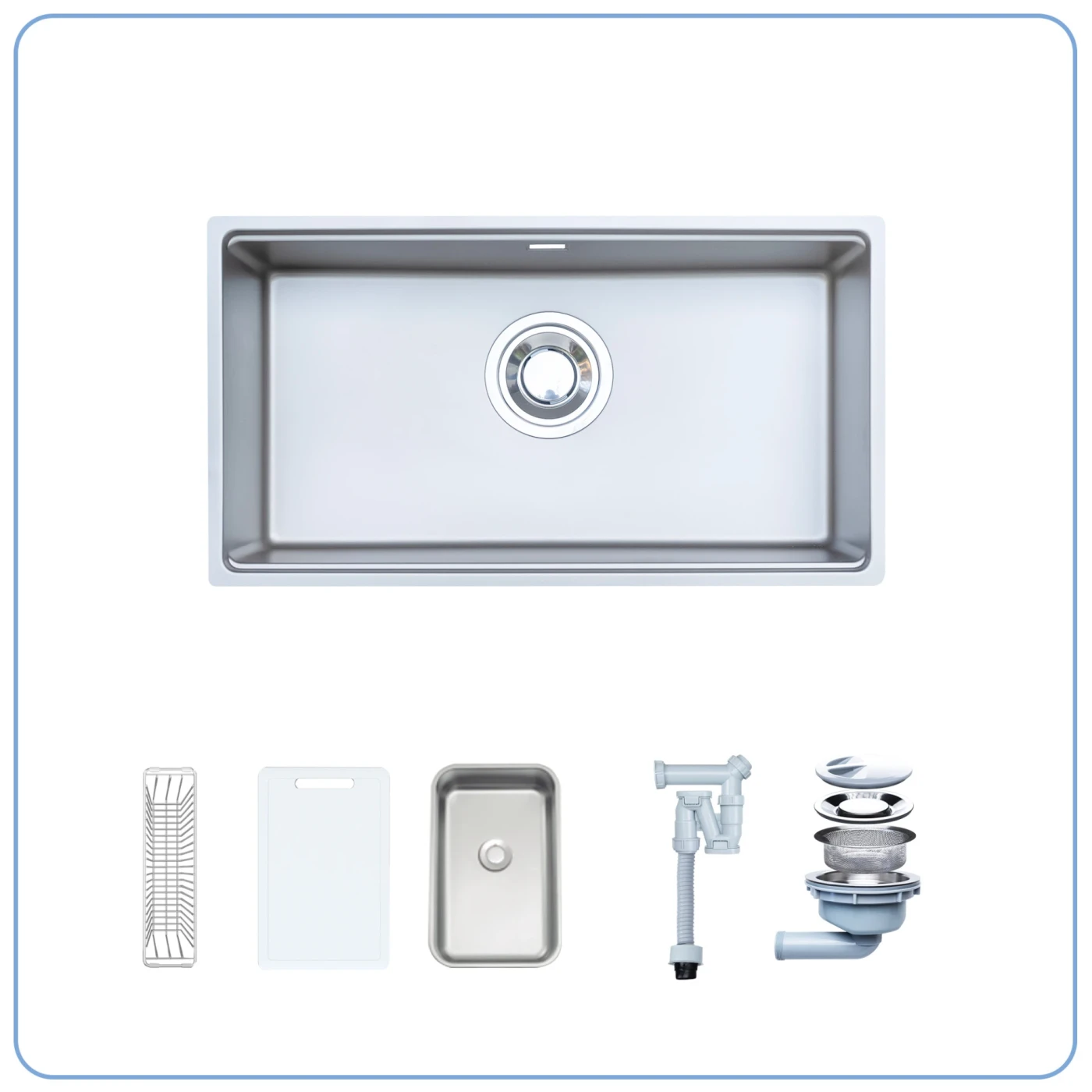 Chậu Rửa  Bát 1 Hố NOBINOX ROSA NN974DT