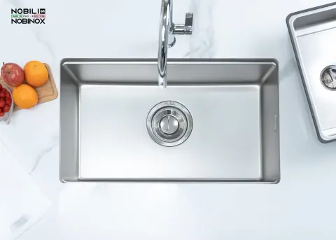 Chậu Rửa  Bát 1 Hố NOBINOX ROSA NN974DT