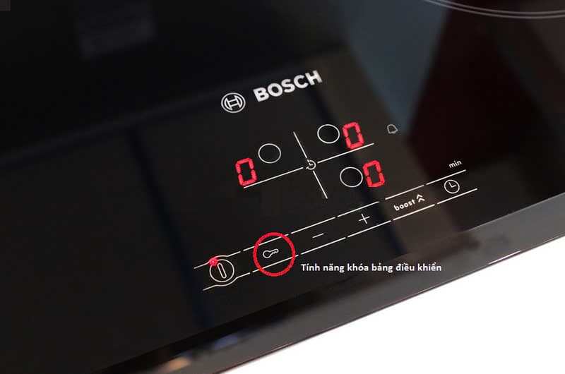 Bếp từ Bosch có an toàn cho trẻ nhỏ không? (Tính năng khóa trẻ em)