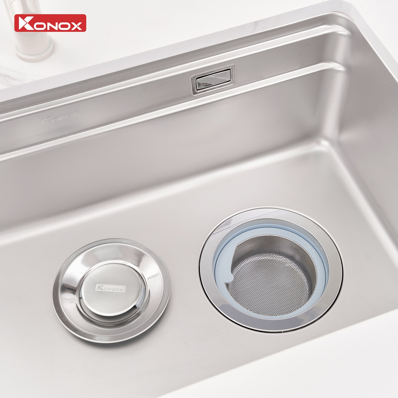 Chậu Rửa Bát Konox Phong Cách Nhật Bề Mặt Mịn Tari 780SM