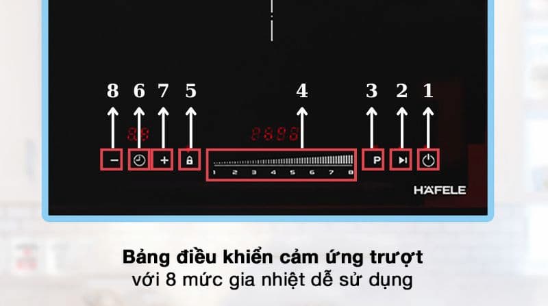 cách sử dụng bếp từ Hafele