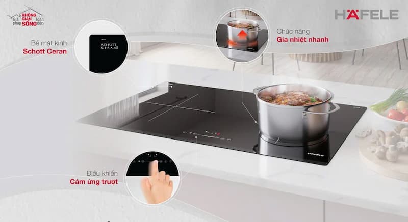 so sánh bếp từ Bosch và Hafele