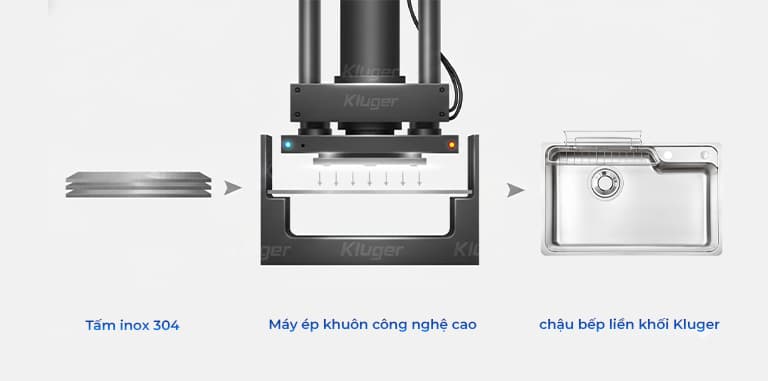 Chậu Rửa Bát Kluger KH8050FS Plus