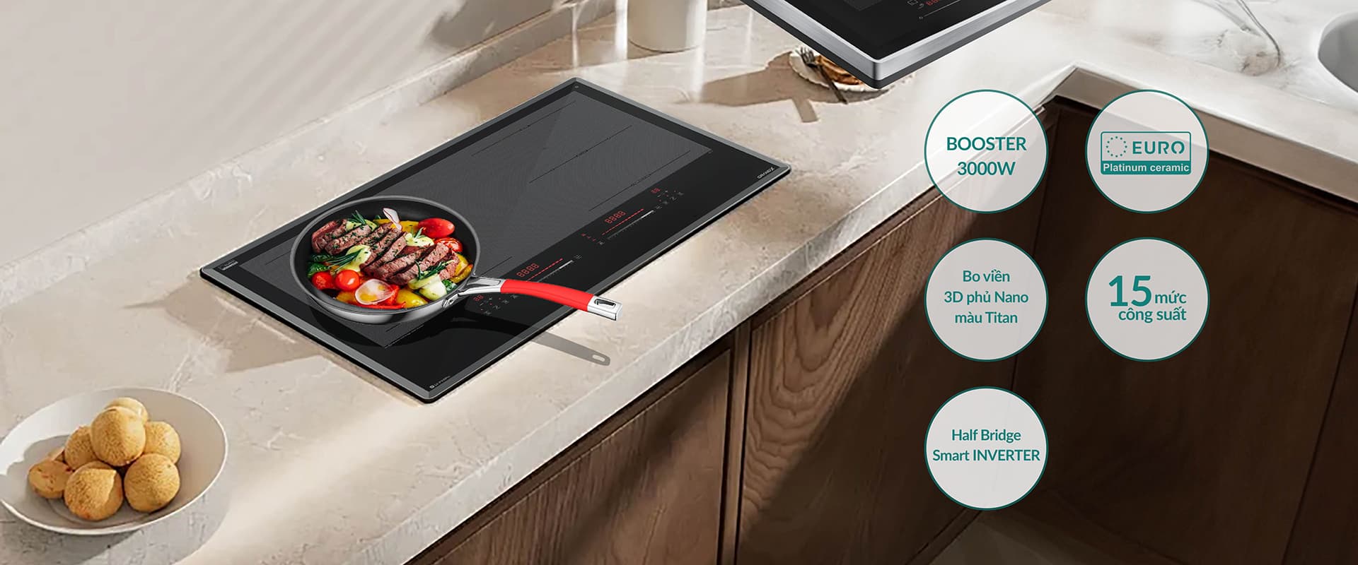 Bếp Từ Grandx GX IP839Pro trang bị công nghệ hiện đại