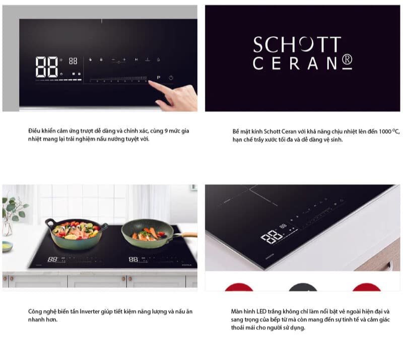 “Sống Gọn – Nấu Chất” Cùng Bếp Từ Hafele 2 Vùng Nấu: Lựa Chọn Thông Minh Cho Không Gian Bếp Nhỏ