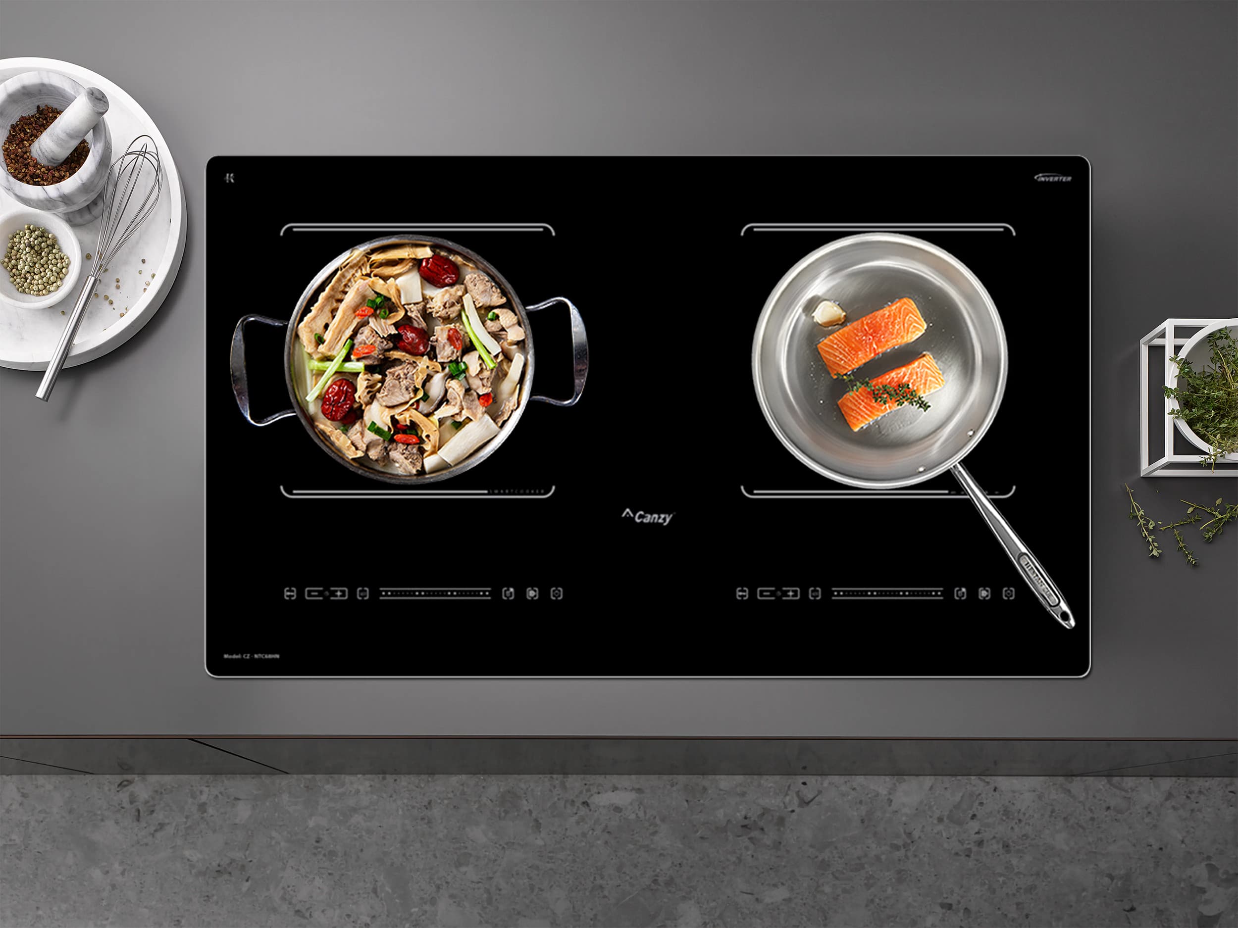 Tính năng an toàn bếp từ Canzy CZ-NTC68HN