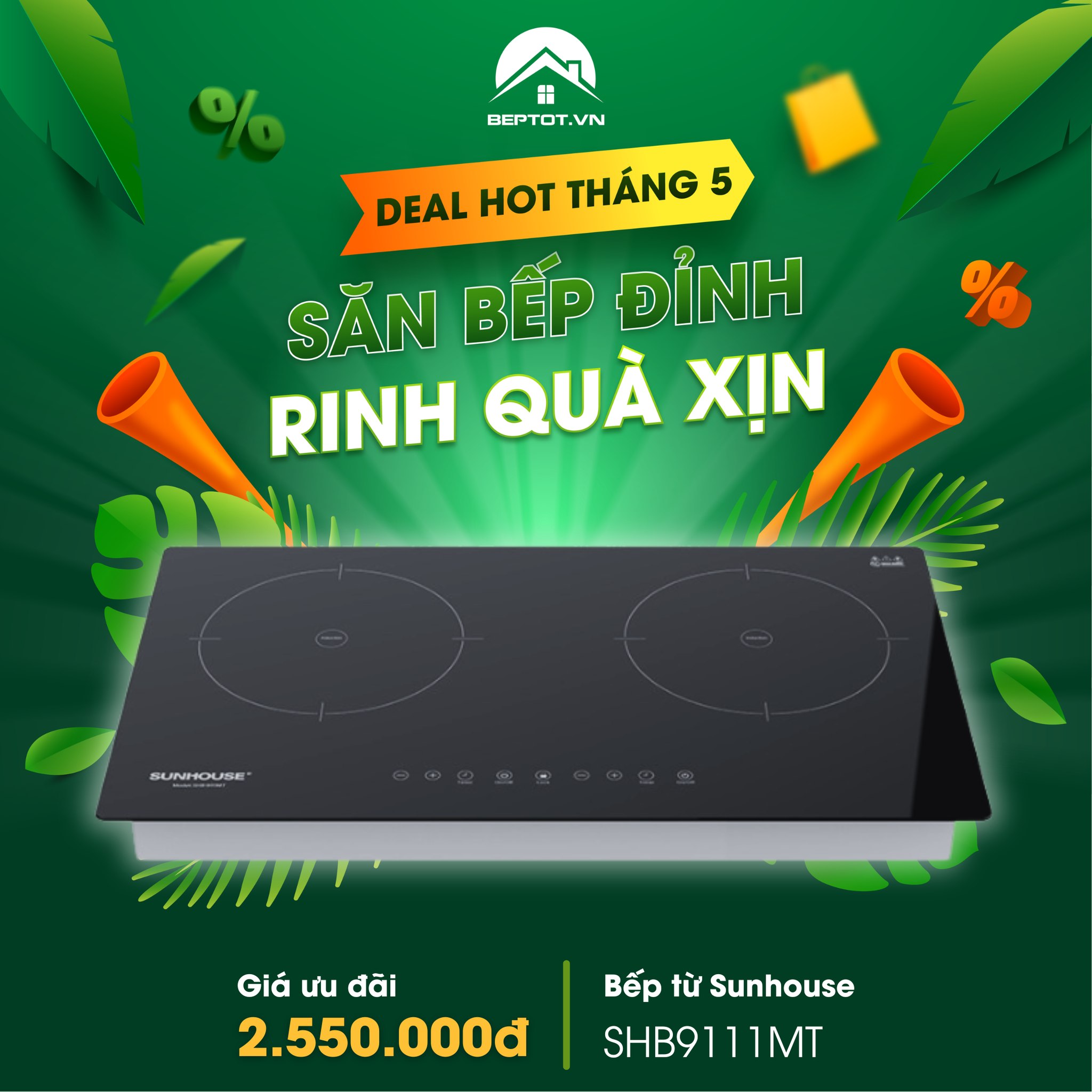 Săn Bếp Đỉnh - Rinh Quà Xịn: Deal Hot Tháng 5 Từ Beptot.Vn