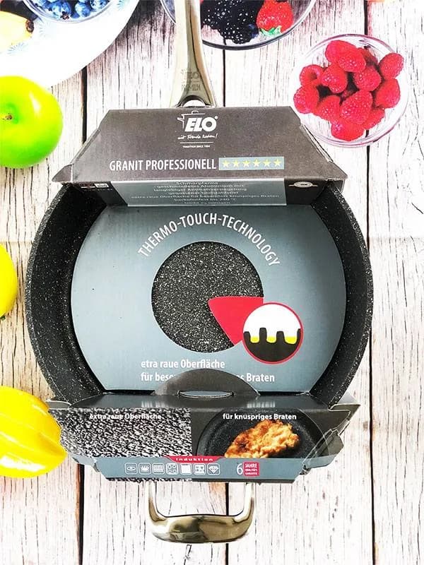 Chảo chống dính vân đá Elo Granit Professionell 28cm sâu lòng