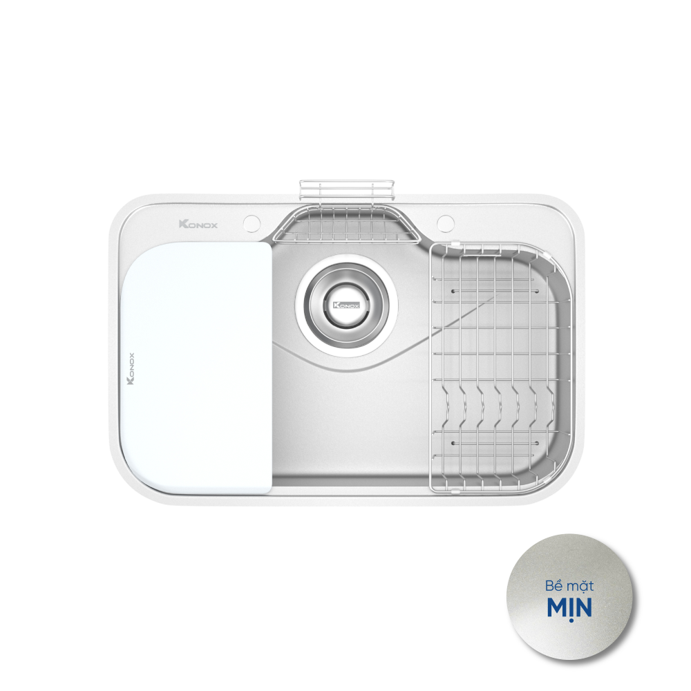 Chậu Rửa Bát Konox Phong Cách Nhật Bề Mặt Mịn Tari 7851SM