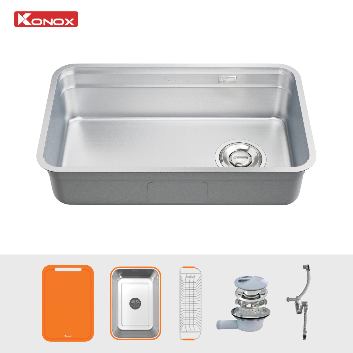 Chậu Rửa Bát Konox Phong Cách Nhật Chống Xước Tari Smart 8047