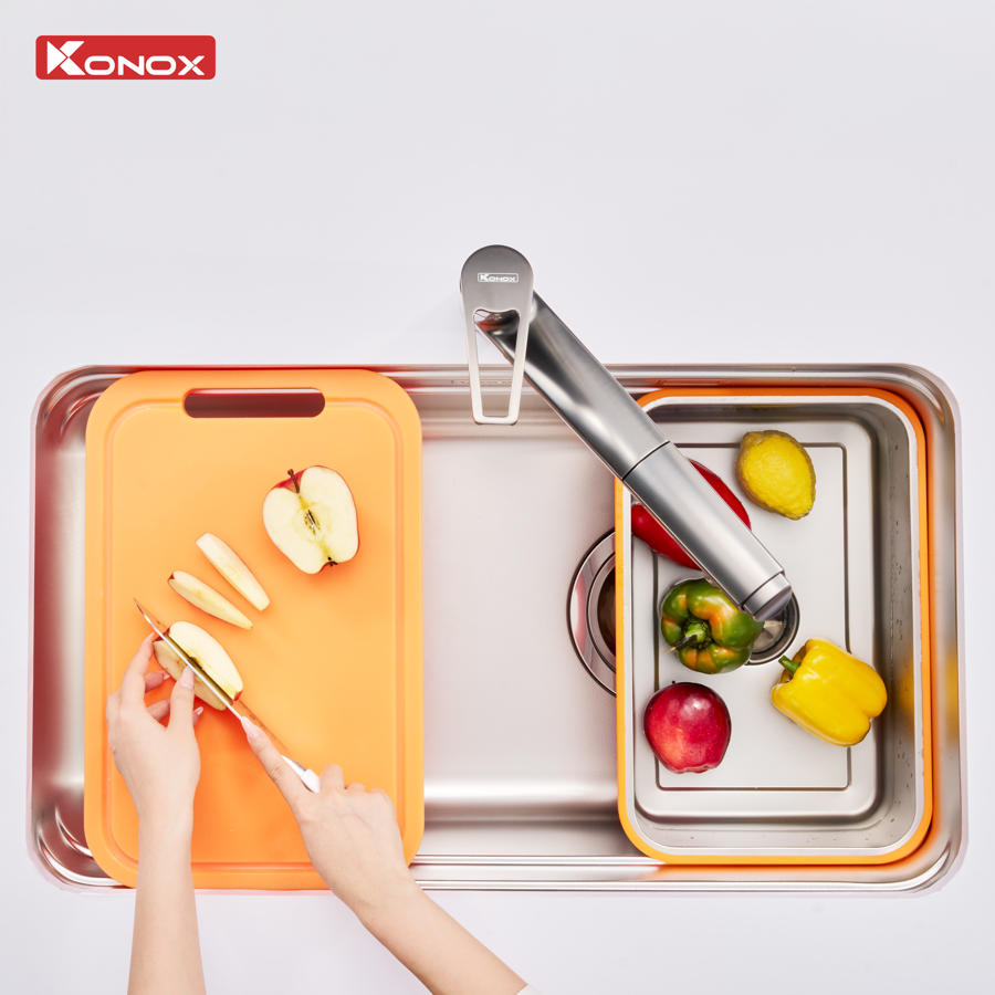 Chậu Rửa Bát Konox Phong Cách Nhật Chống Xước Tari Smart 8047